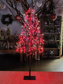 Árvore Fio De Fada 100cm com 248 LEDS VERMELHA BIVOLT