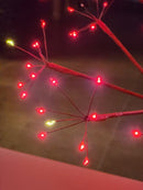 Árvore Fio De Fada 100cm com 248 LEDS VERMELHA BIVOLT